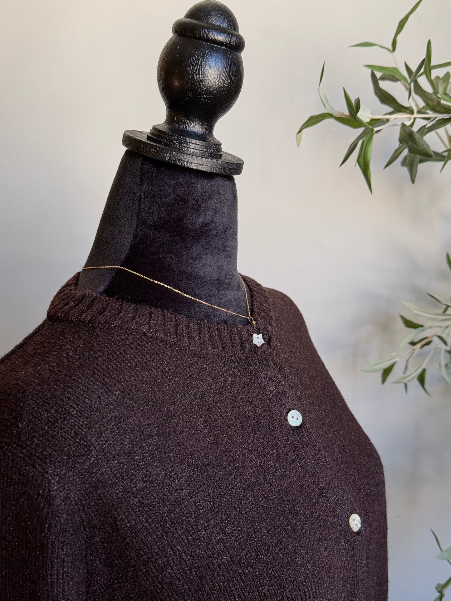 Estrella “Espresso” Cardigan