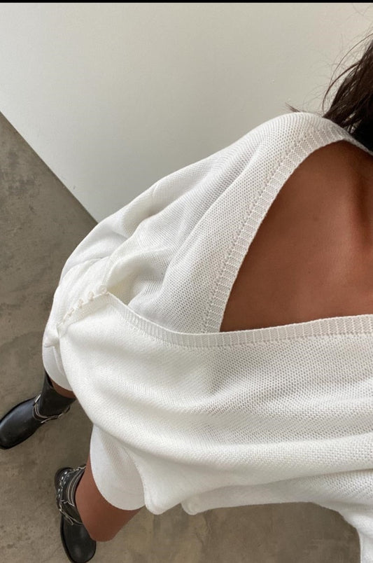 Emery Front Wrap Knit Top Shorts Set