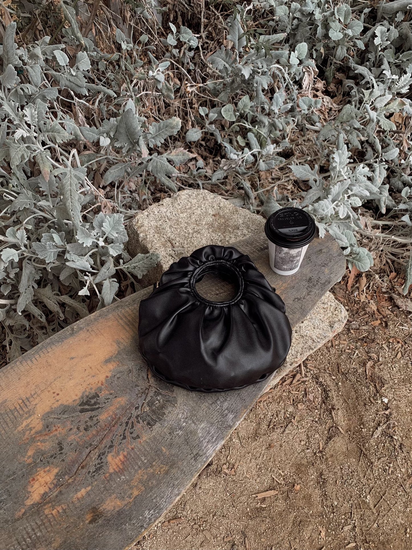 Cora Crinkle Pouch Handbag