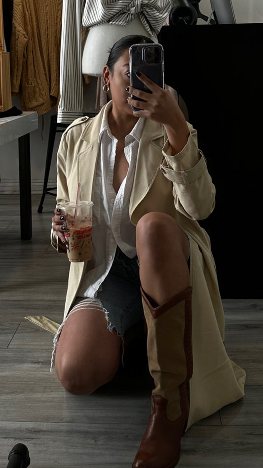 Tania Tencil Trench Coat w/ Belt