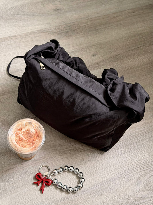 Noir “Scruntch” Bag