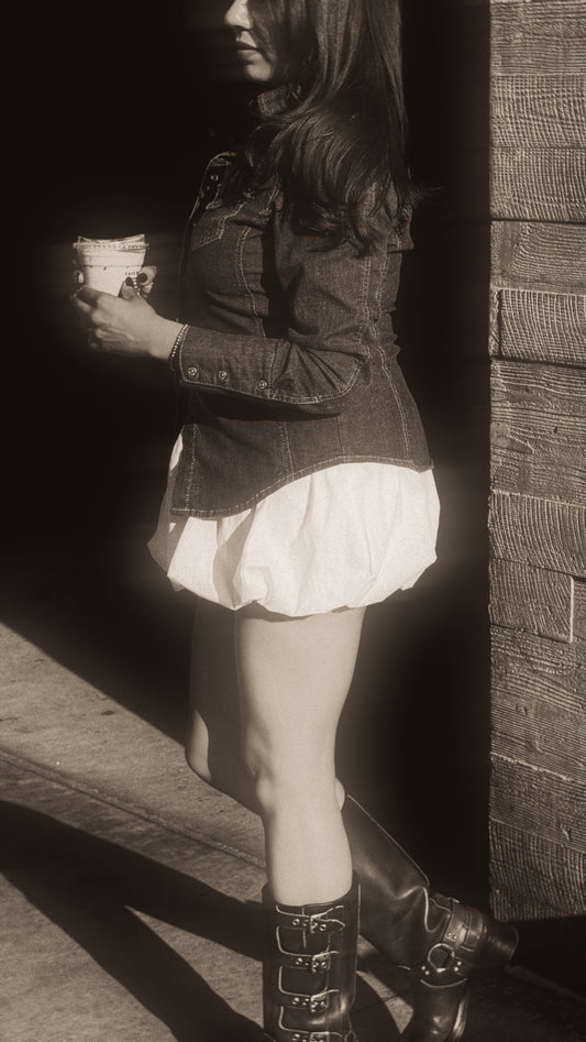 "In the Clouds" Balloon Mini Skirt