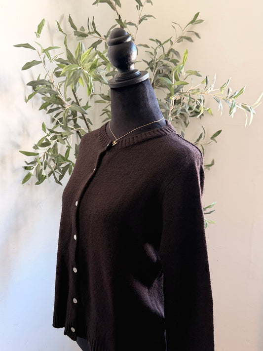 Estrella “Espresso” Cardigan