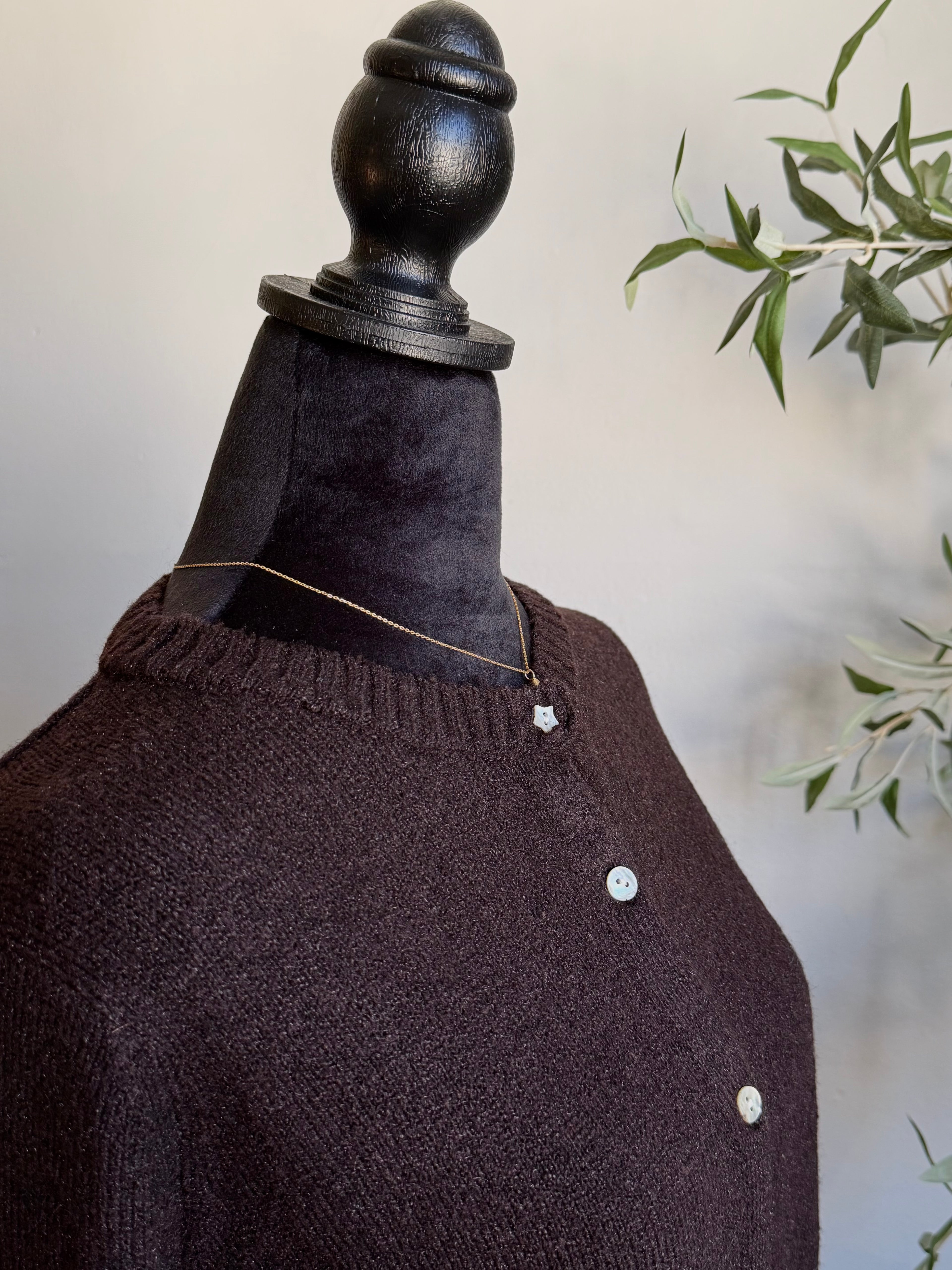 Estrella “Espresso” Cardigan