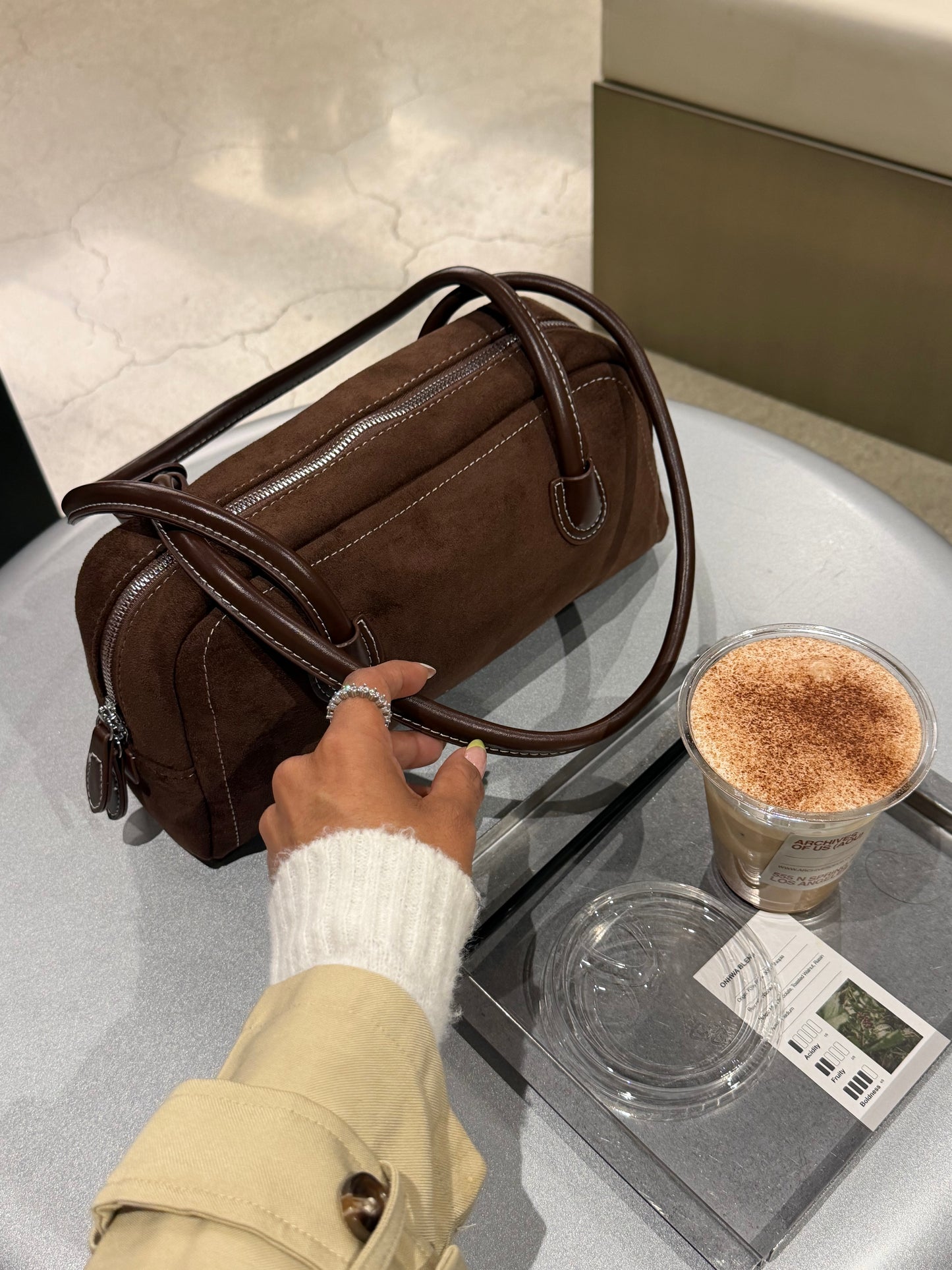 Chocolate Baguette Handbag