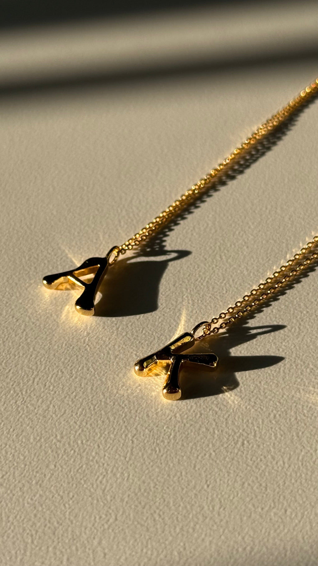 Bubble Initial Necklace