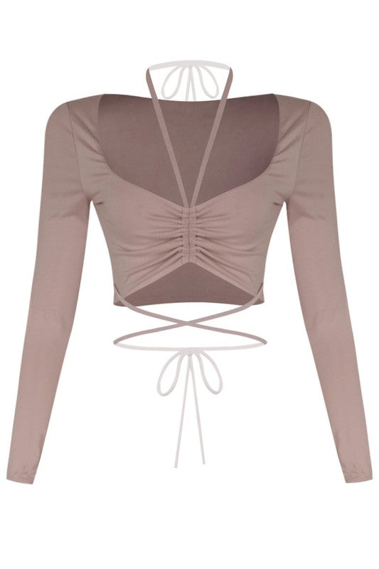 Yadira Halter Crop Top