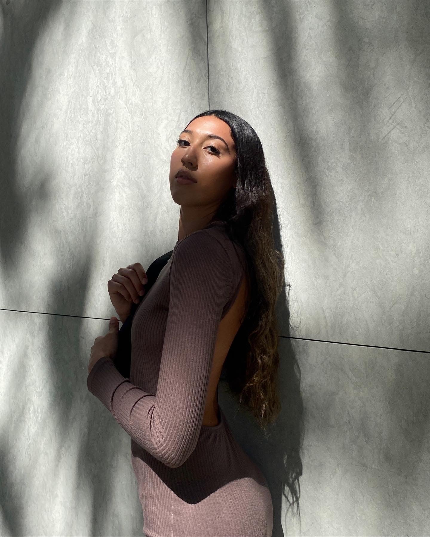 Becky "Peek a Boo" Dress (Chocolate)