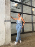 Ciara Light Vintage Wash Overalls