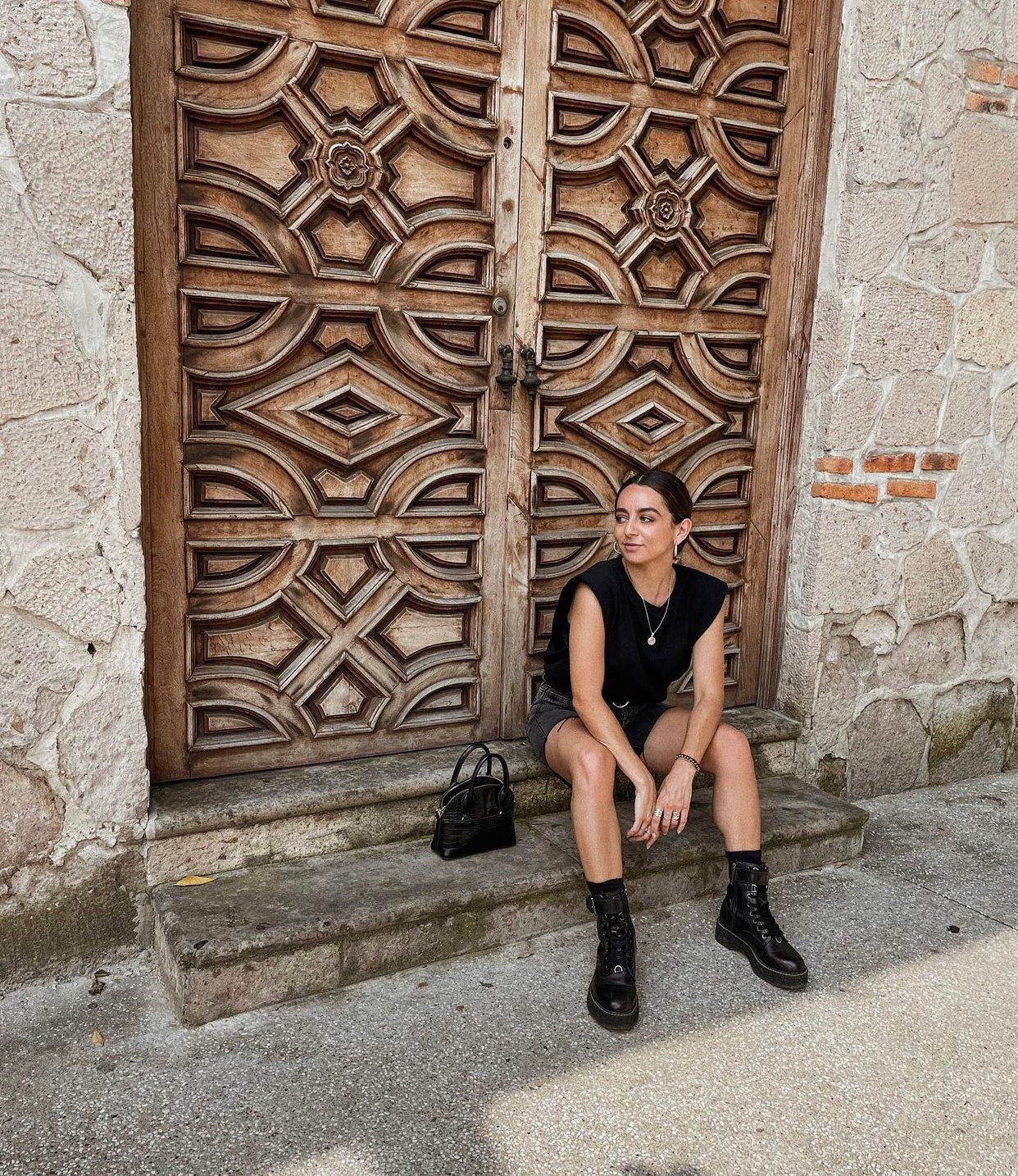 Kevin Padded Shoulder Tank Top